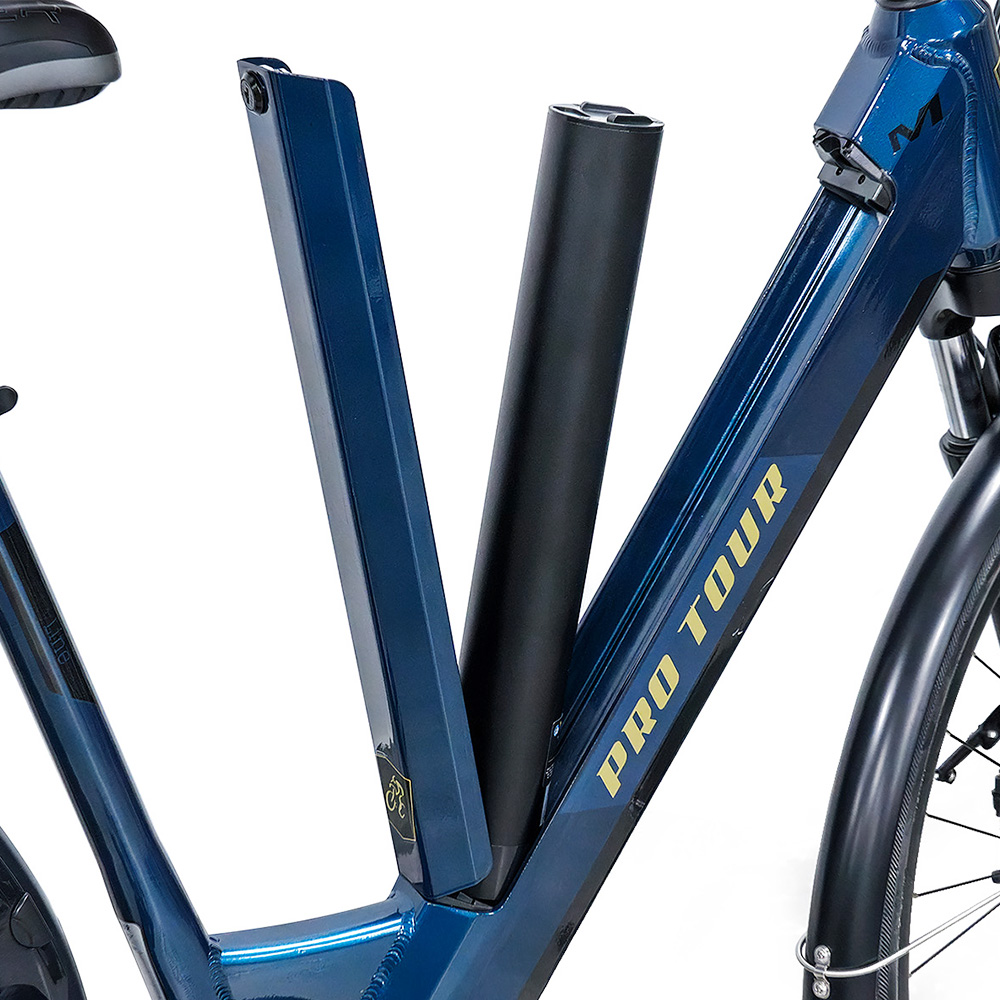 CITY 5.3-20 Vélo électrique, moteur 250W, batterie 36V 14Ah, pneus 700*40C, vitesse maximale de 25 km/h, autonomie de 45 km, freins à disque mécaniques avant et arrière, Shimano 7 vitesses