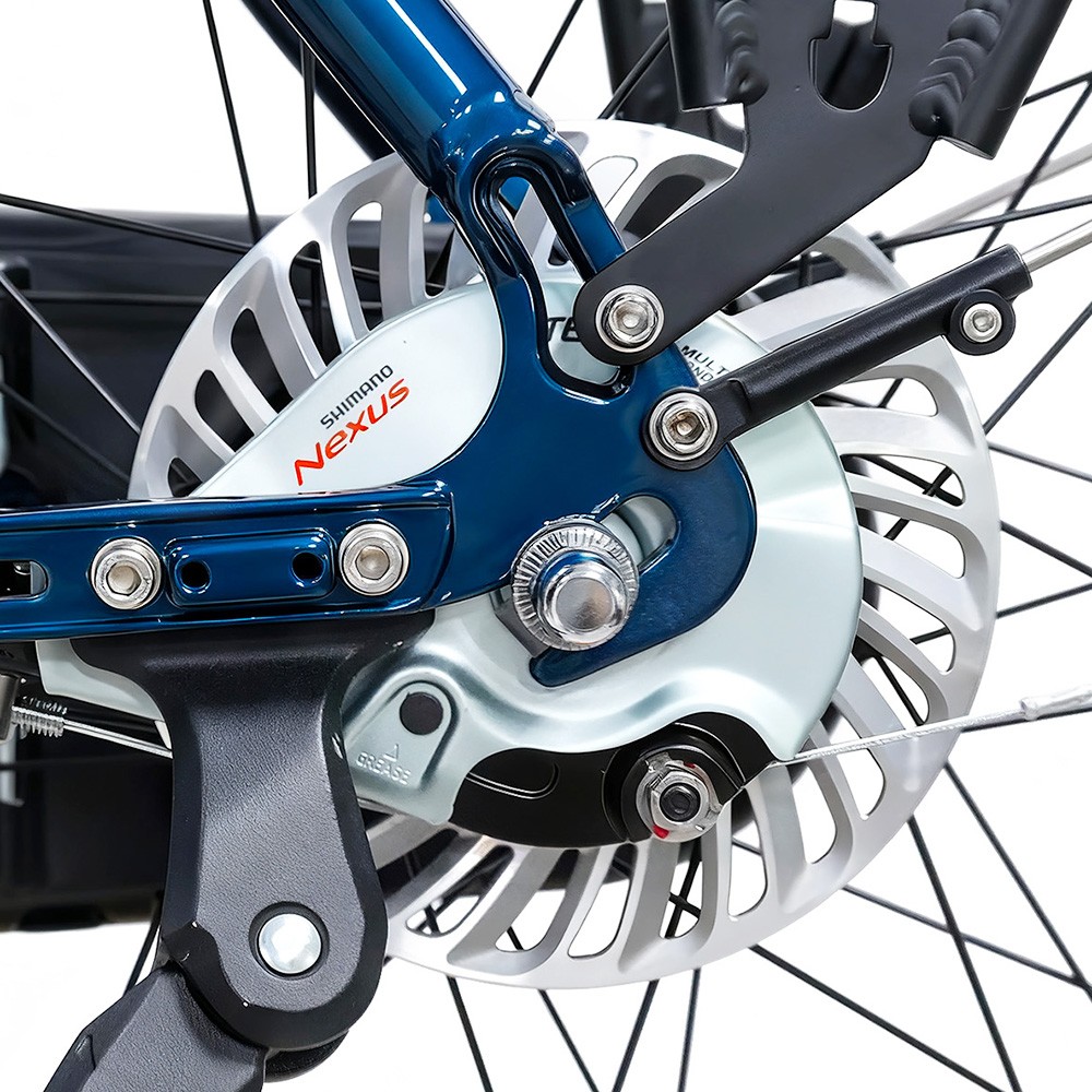 CITY 5.3-20 Vélo électrique, moteur 250W, batterie 36V 14Ah, pneus 700*40C, vitesse maximale de 25 km/h, autonomie de 45 km, freins à disque mécaniques avant et arrière, Shimano 7 vitesses