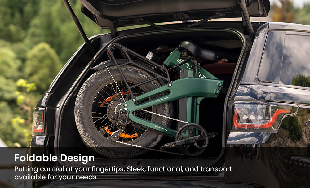 ENGWE EP-2 3.0 Boost Electric Bike, 250W Motor, 48V 13.5Ah Battery, 20*4 inch Tires, 120km Max Range, Hydraulic Brakes, Shimano 7-speed, Torque Sensor, App Control, Fast Charging- Black