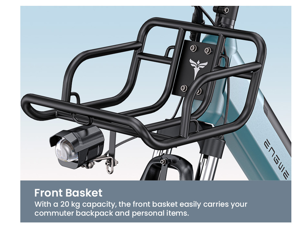 ENGWE P275 SE Electric Bike, 250W Motor, 36V 13Ah Battery, 27.5 inch Tires, 25km/h Max Speed, 100km Range, Hydraulic Disc Brakes, Shimano 7-speed, Torque Sensor - Grey