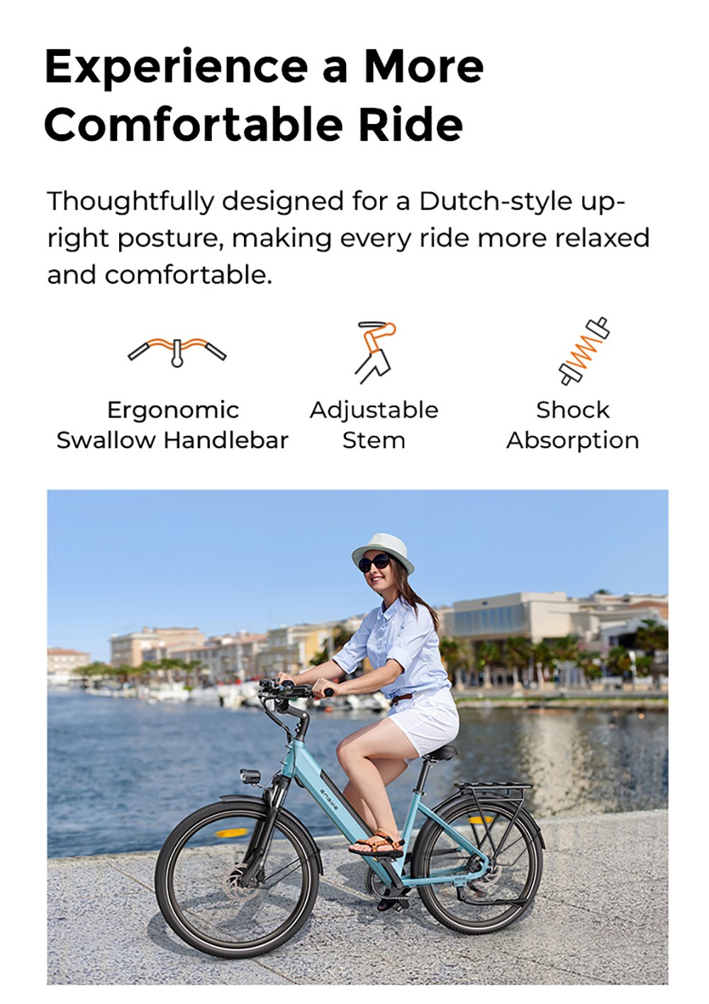 ENGWE P275 SE Electric Bike, 250W Motor, 36V 13Ah Battery, 27.5 inch Tires, 25km/h Max Speed, 100km Range, Hydraulic Disc Brakes, Shimano 7-speed, Torque Sensor - Grey