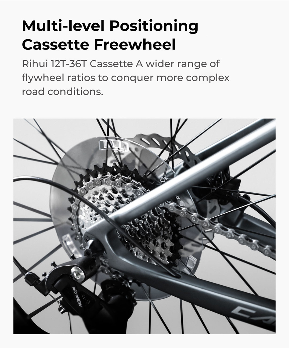 GELEIPU C30R-15 Carbonfaser-Fahrrad, 27,5-Zoll-Reifen, hydraulische Scheibenbremsen vorne und hinten, 27-Gang-Schaltung