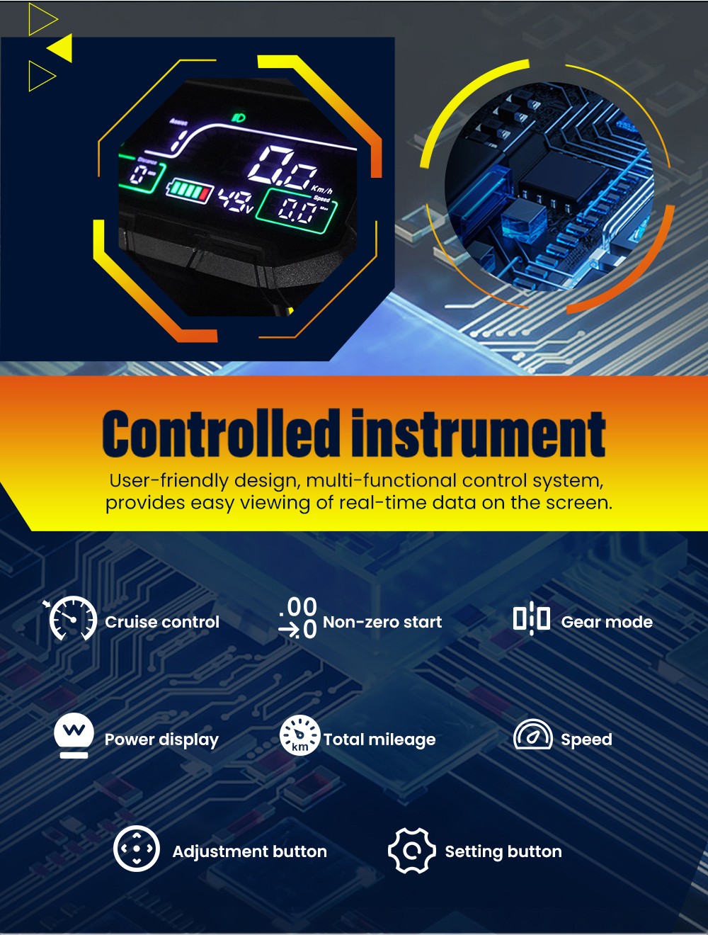 GELEIPU Z1 Electric Scooter, 1200W Motor, 48V 20Ah Battery, 10 inch Tires, 60km/h Max Speed, 60km Range, Front & amp; Rear Disc Brake, Four-arm Shock Absorber