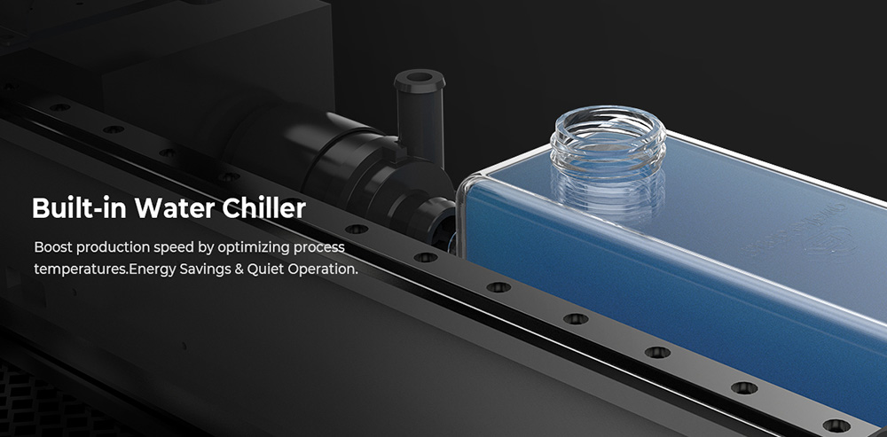 Gweike Cloud Pro 55W CO₂ Lasergravierer mit Drehrolle, Autofokus, 600 mm/s Geschwindigkeit, 0,025mm Pr&auml;zision, 510x300mm Arbeitsbereich, kompatibel mit Holz / Metall / transparentem Acryl / Leder