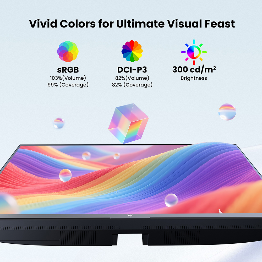 KTC H24B9 Office Monitor, 23.8 inch 100Hz 1920*1080 VA Panel, 1*HDMI1, 1*VGA, Low Blue Light