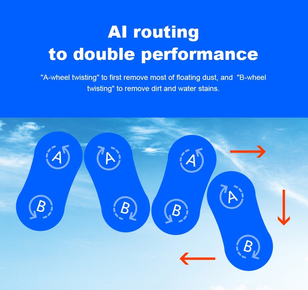 Refurbished Liectroux YW610 Robot Window Vacuum Cleaner, Single Water Spray, 2800Pa Suction, 30ml Water Tank, Border Detection, Remote Control, 20min Power Failure Protection