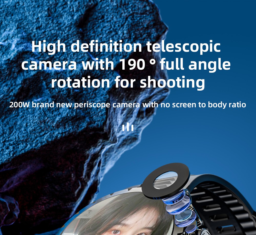 LOKMAT APPLLP 4 Smartwatch, 1,508-Zoll-AMOLED-Bildschirm, unterst&uuml;tzt 4G/5G-SIM-Karten, Herzfrequenz- und Blutsauerstoffmessung, NFC-Funktion, GPS-Ortung