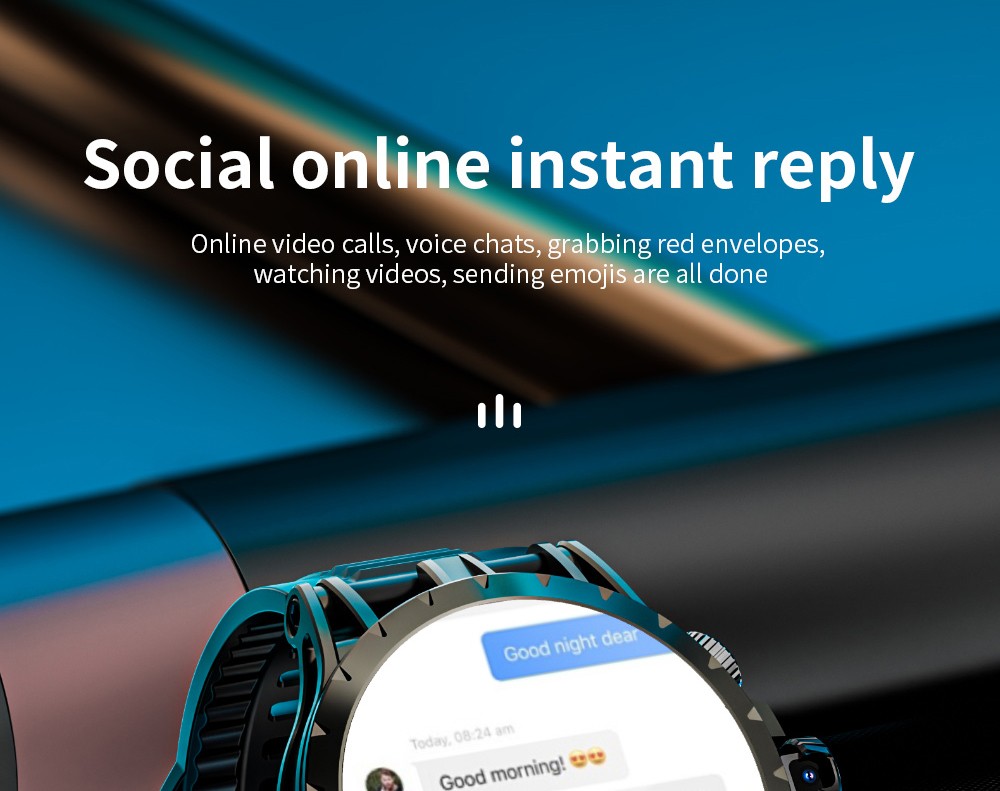 LOKMAT APPLLP 4 Smartwatch, 1,508-Zoll-AMOLED-Bildschirm, unterst&uuml;tzt 4G/5G-SIM-Karten, Herzfrequenz- und Blutsauerstoffmessung, NFC-Funktion, GPS-Ortung