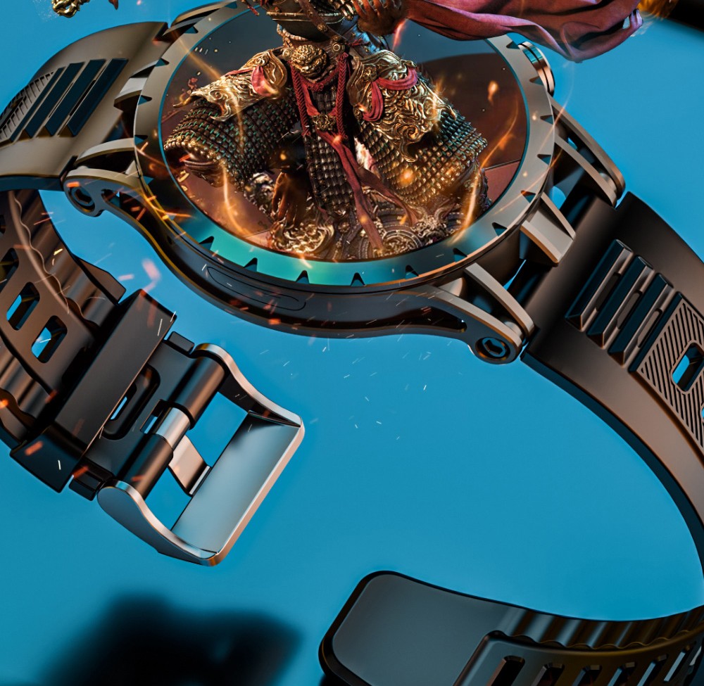 LOKMAT APPLLP 4 Smartwatch, 1,508-Zoll-AMOLED-Bildschirm, unterst&uuml;tzt 4G/5G-SIM-Karten, Herzfrequenz- und Blutsauerstoffmessung, NFC-Funktion, GPS-Ortung