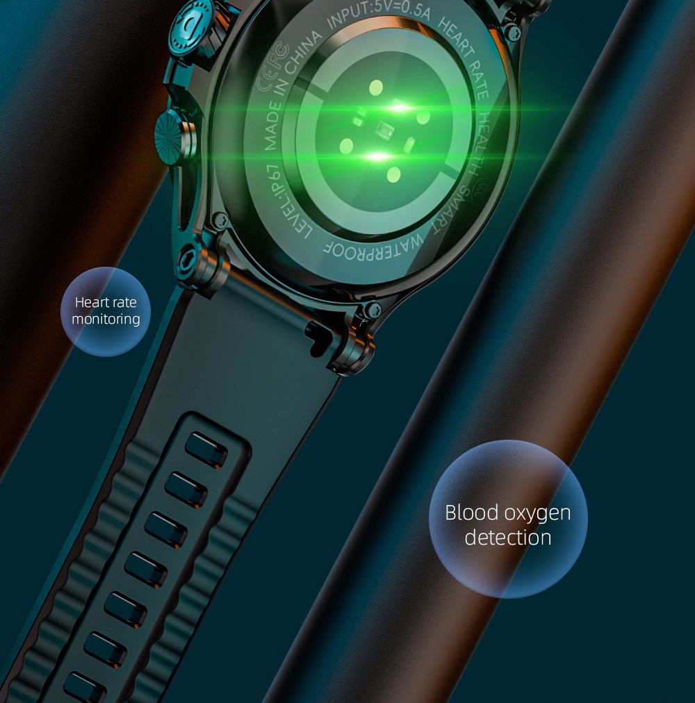 LOKMAT APPLLP 4 Smartwatch, 1,508-Zoll-AMOLED-Bildschirm, unterst&uuml;tzt 4G/5G-SIM-Karten, Herzfrequenz- und Blutsauerstoffmessung, NFC-Funktion, GPS-Ortung