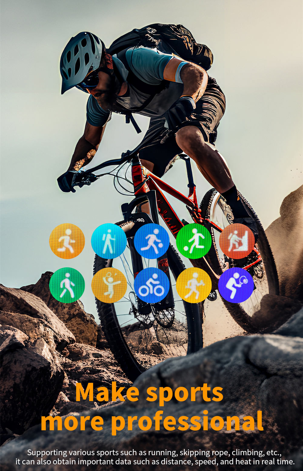 Montre connect&eacute;e LOKMAT APPLLP 8 Pro, Android 8.1, &eacute;cran TFT HD 1,85'', appels 4G, acc&egrave;s NFC, surveillance de la fr&eacute;quence cardiaque et de l'oxyg&egrave;ne sanguin