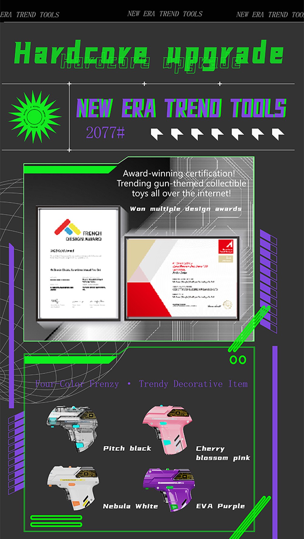 MECHTRON TL-G007S Lite Akku-Schlagbohrschrauber, 8 V, zwei Geschwindigkeiten, 15 Nm Drehmoment, 2000 mAh Wechselakku, intelligente KI-Steuerung, 2-in-1 Akkuschrauber und -Bohrschrauber