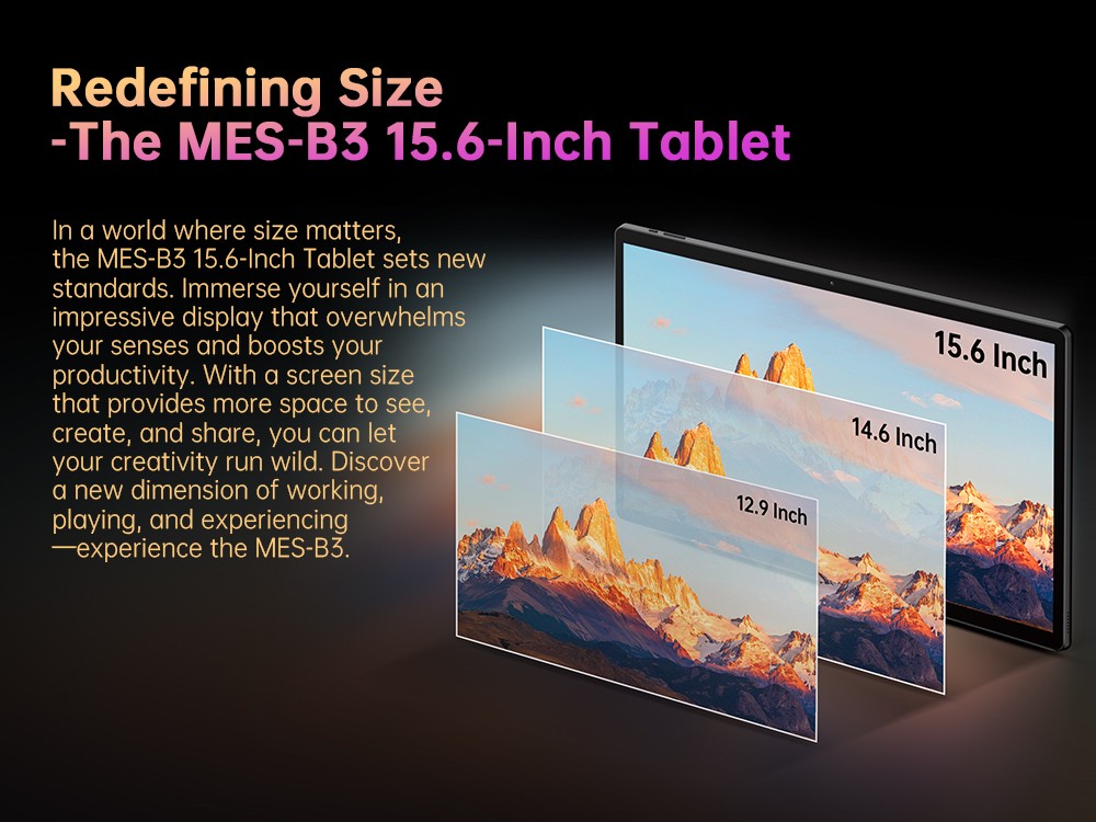 Tablet MESWAO B3 Pro, 15.6
