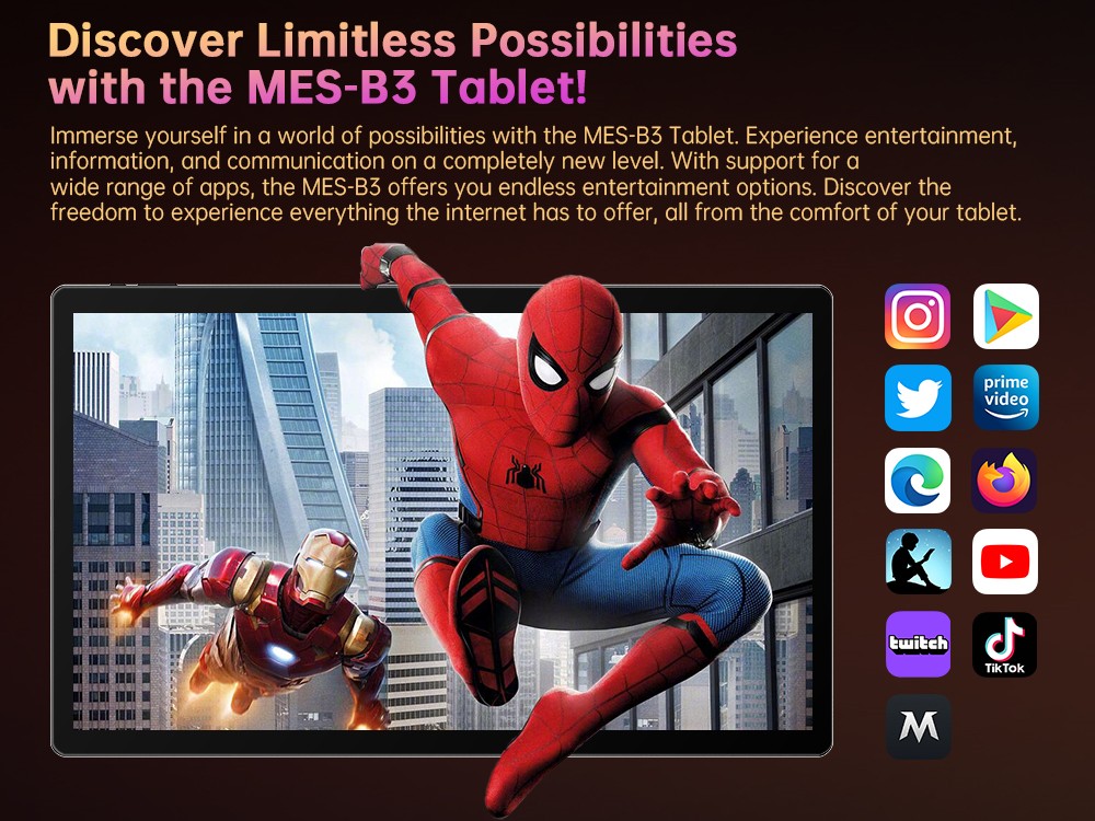 Tablet MESWAO B3 Pro, 15,6