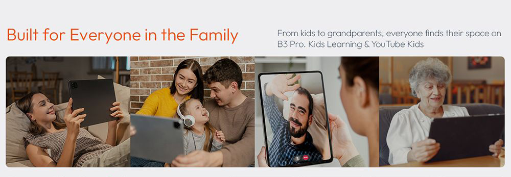 MESWAO B3 Pro Tablet, 15.6 inch 1920*1080 IPS Screen, MTK Helio G99 8 Cores, 8GB RAM 256GB ROM, Android 14, WiFi 5 Bluetooth 5.0, 12000mAh Battery, 32MP+5MP Camera, 4*Speakers - US Plug, Black