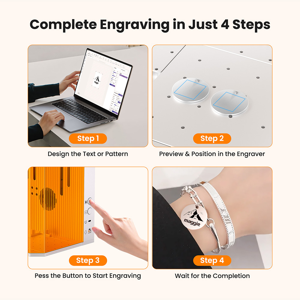 Mecpow X1 Dual Laser Cutter and Engraver, 2W Infrared and 10W Diode, 5000mm/s Speed, 105&times;105mm