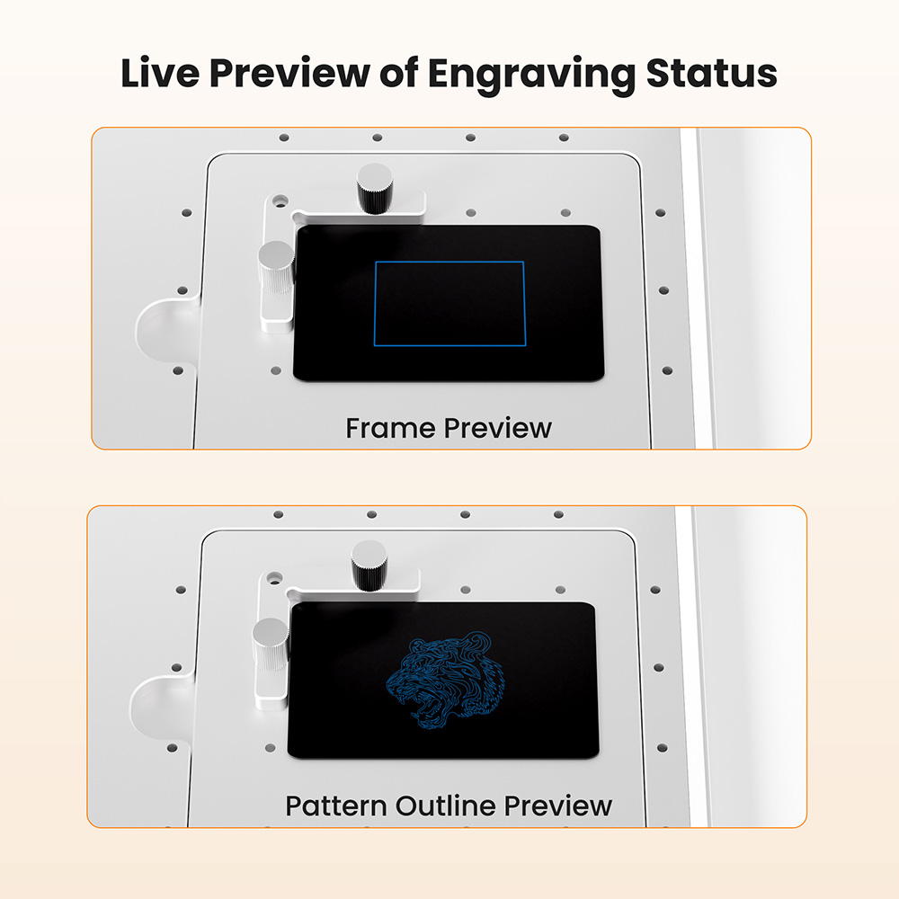 Mecpow X1 Dual Laser Cutter and Engraver, 2W Infrared and 10W Diode, 5000mm/s Speed, 105&times;105mm