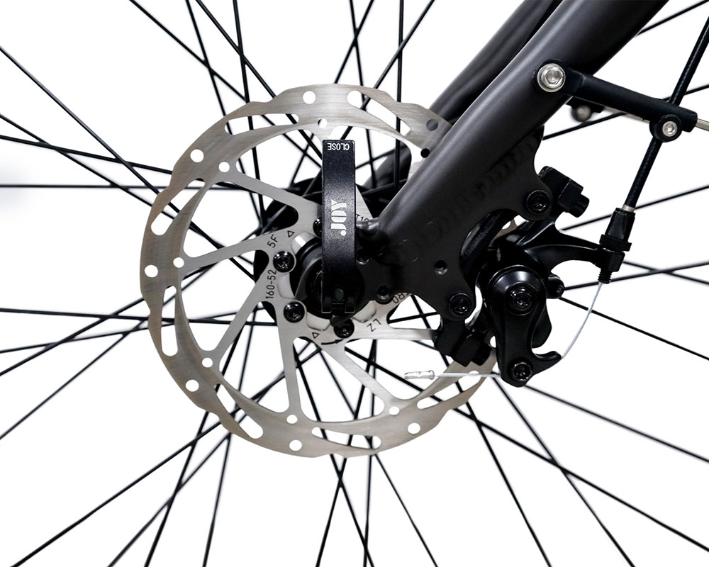 Elektrický bicykel Miami-26, 250W motor, 36V 14,4Ah batéria, 26*1.95 palcové pneumatiky, max. rýchlosť 25km/h, dojazd 45km, predné & zadné mechanické kotúčové brzdy, Shimano 7-rýchlostný - biely