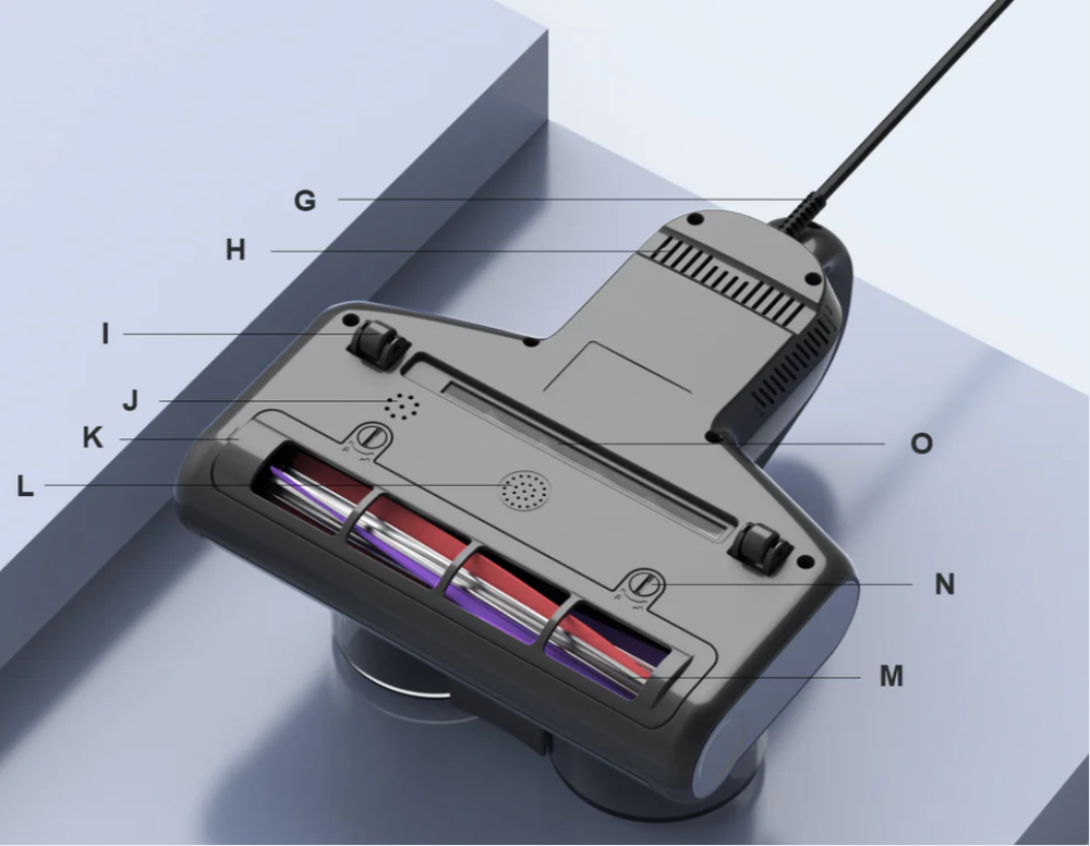 Aspirateur anti-acariens intelligent &agrave; double godet Solayce BV200, puissance 500 W, aspiration 16&nbsp;000 Pa, capacit&eacute; 0,6 L, air chaud 60 &deg;C, lumi&egrave;re UV et filtration HEPA