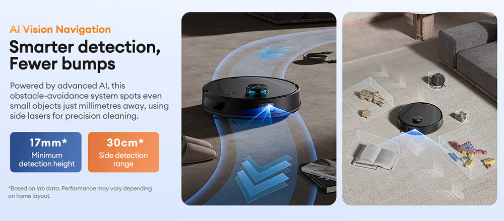 Ultenic T20 Pro robotporsz&iacute;v&oacute;, 8000 Pa sz&iacute;v&oacute;teljes&iacute;tm&eacute;ny, 3 tiszt&iacute;t&aacute;si m&oacute;d, intelligens Lidar navig&aacute;ci&oacute;, 2 az 1-ben por- &eacute;s v&iacute;ztart&aacute;ly, 180 perces &uuml;zemidő, 15 mm-es emelked&eacute;si magass&aacute;g