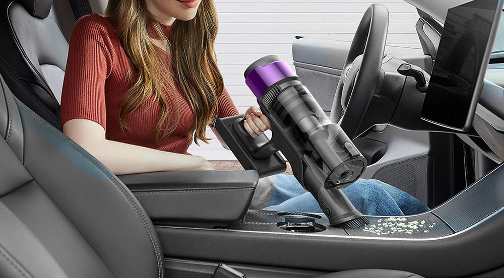 Ultenic U20 Cordless Stick Vacuum, 55,000Pa Suction, 1.5L Dustbin, 60-Min Runtime, 65cm Bendable Wand, 7-Stage Filtration, Dynamic Interactive Display