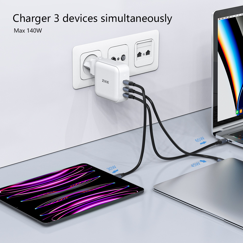 ZIKE Z1214 140W GaN PD3.1 USB-C Netzteil