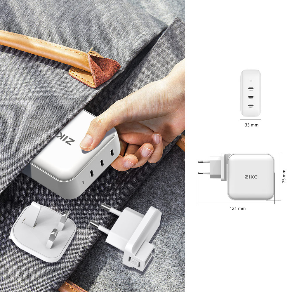 ZIKE Z1214 140W GaN PD3.1 USB-C Netzteil