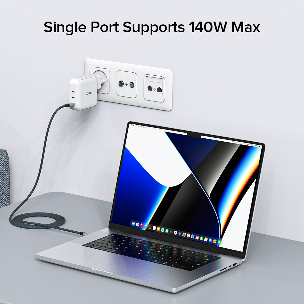 ZIKE Z1214 140W GaN PD3.1 USB-C Netzteil