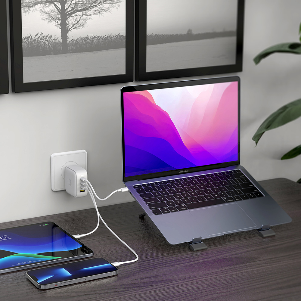 ZIKE Z310 100W GaN USB-C 4-Port Wandladeger&auml;t f&uuml;r Smartphones