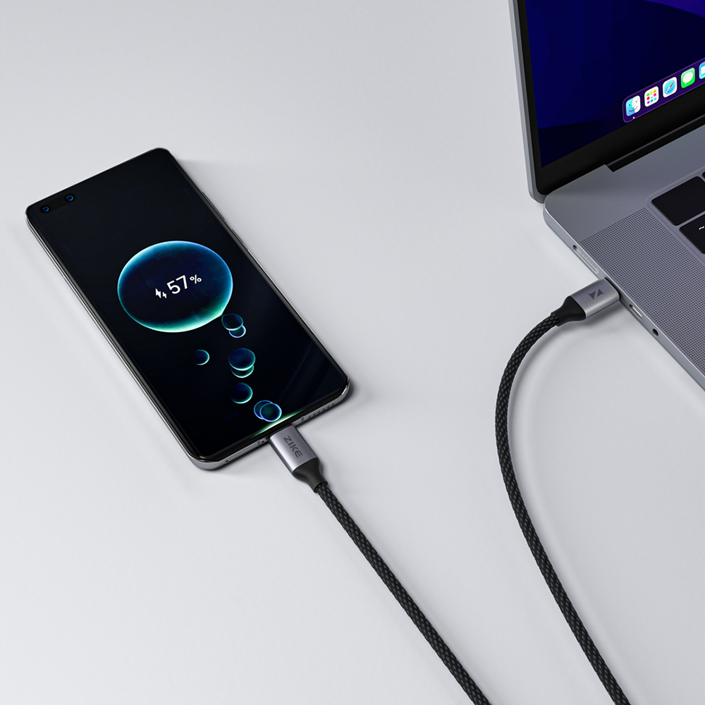 ZIKE Z418B USB-C auf USB-C 2m 240W PD3.1 Kabel