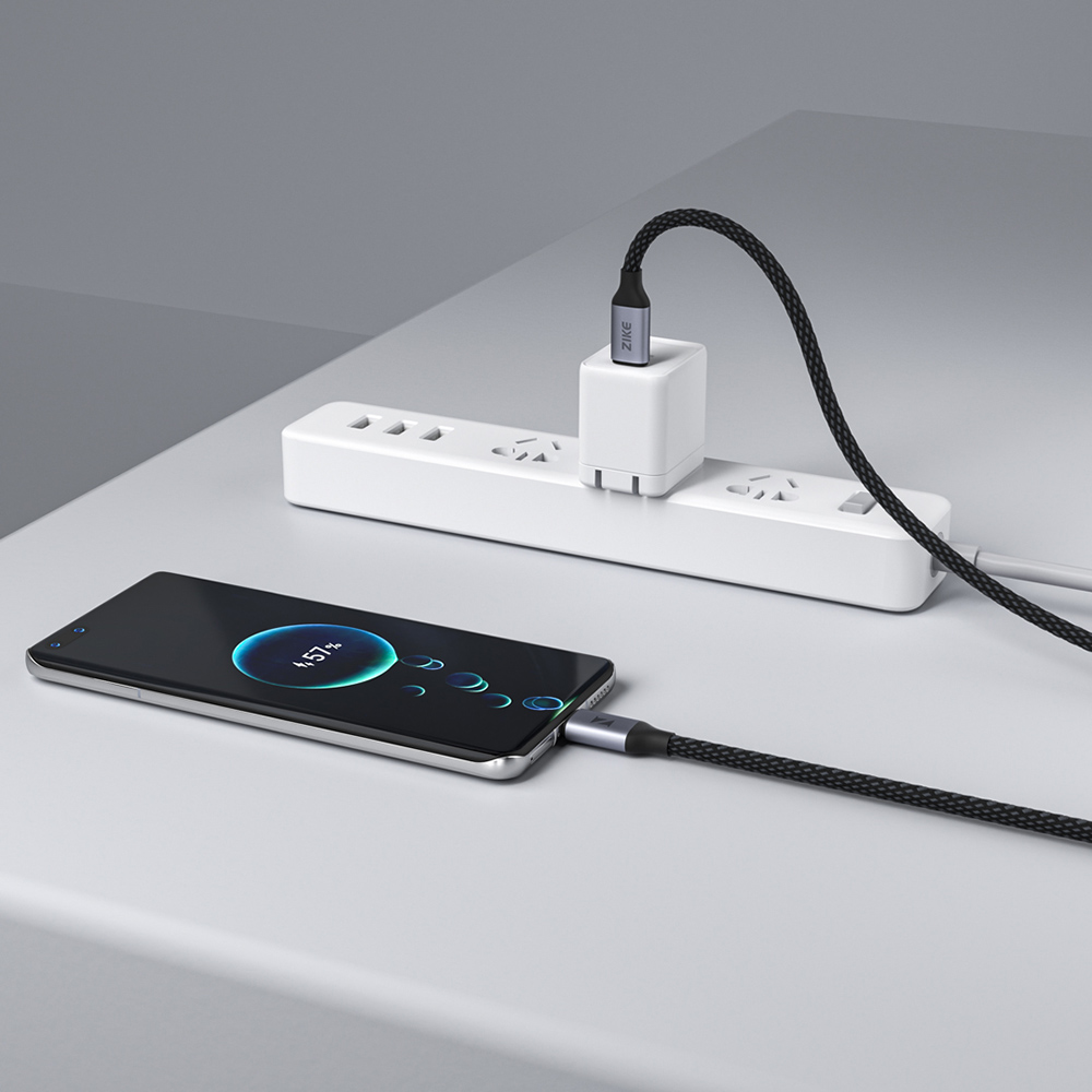 ZIKE USB C to USB C Cable 240W PD3.1-2m - 480Mbit/s Data Transfer