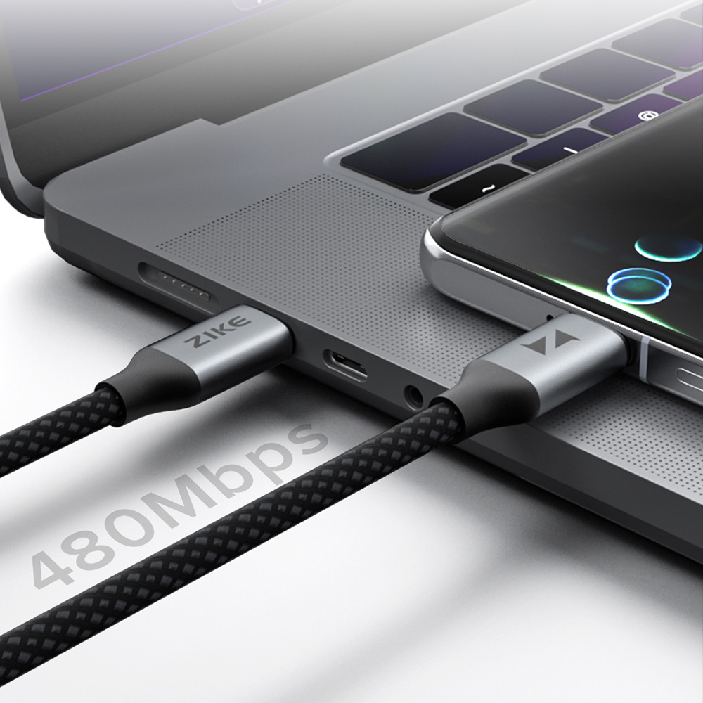 ZIKE Z518 USB-C auf USB-C 1,5 m 100 W PD3.0 Kabel