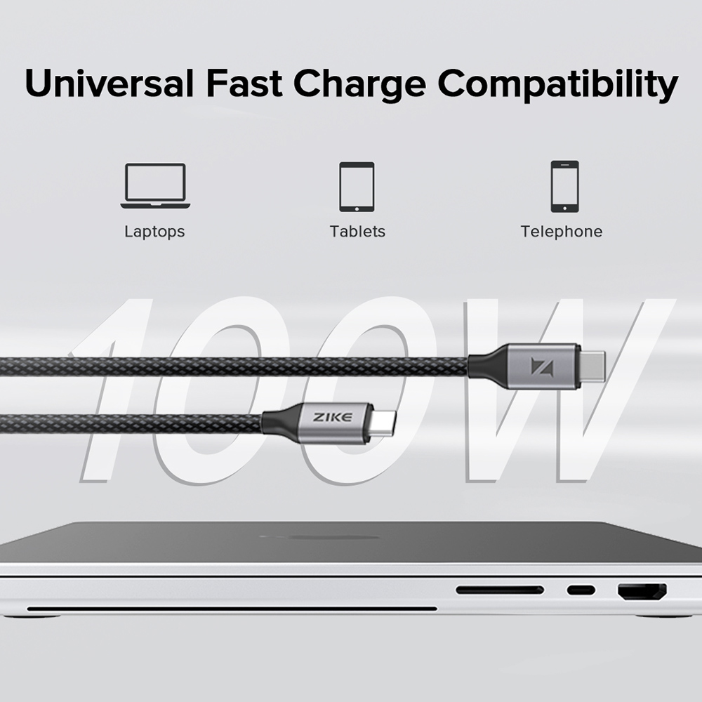 ZIKE Z518 USB-C auf USB-C 1,5 m 100 W PD3.0 Kabel