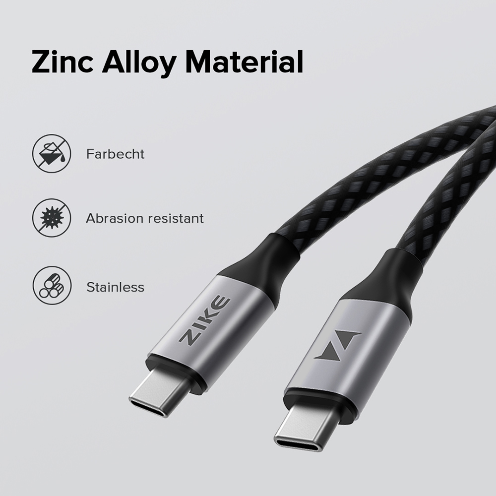 ZIKE Z518 USB-C auf USB-C 1,5 m 100 W PD3.0 Kabel