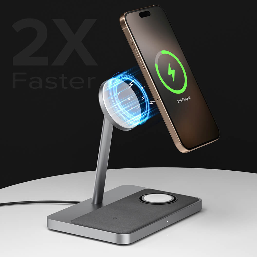 ZIKE Z557C 3-in-1 Qi2 Magnetische Kabellose Ladestation