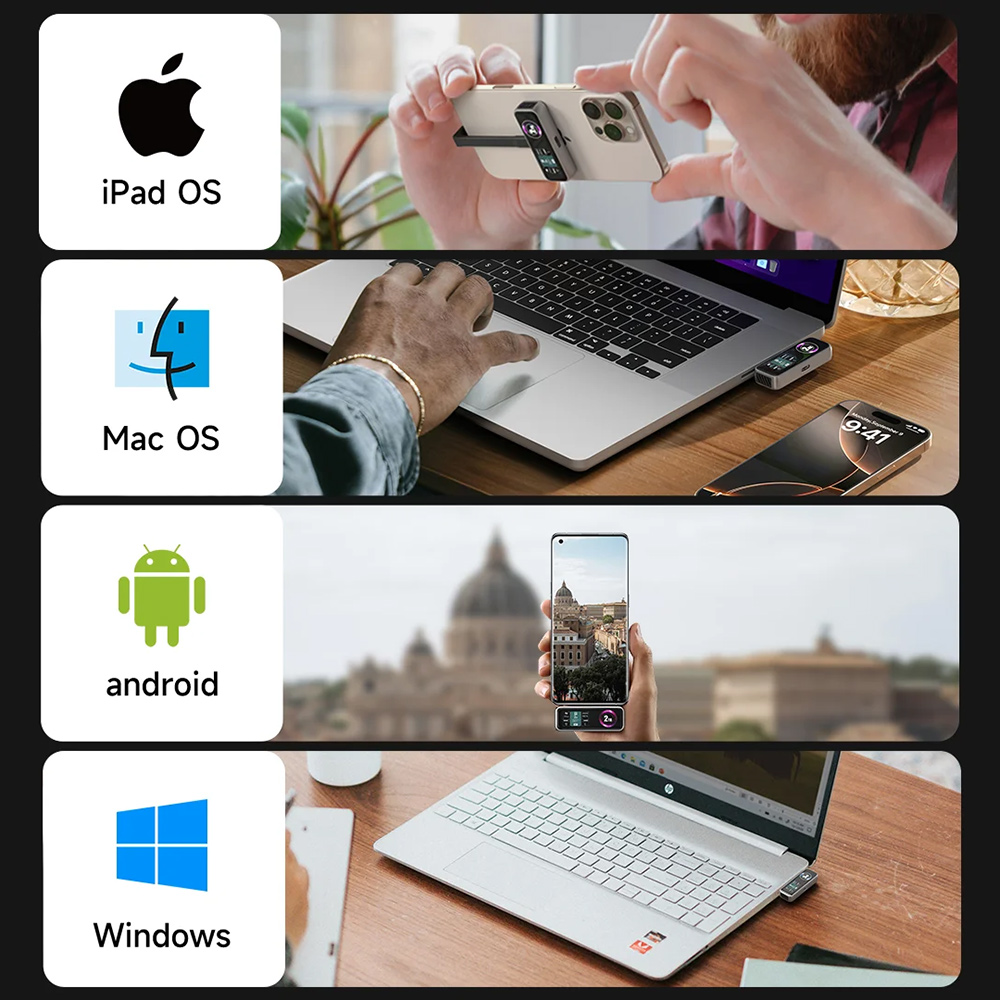 ZIKE Z791C USB-C Magnetic Extended Storage for iPhone 16/15 Series -2TB