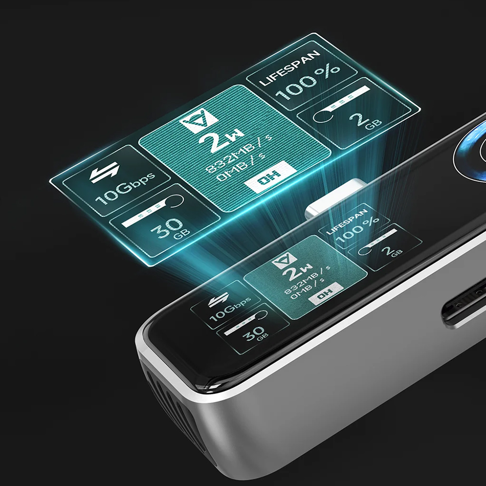 ZIKE Z791C USB-C Magnetic Extended Storage for iPhone 16/15 Series -2TB