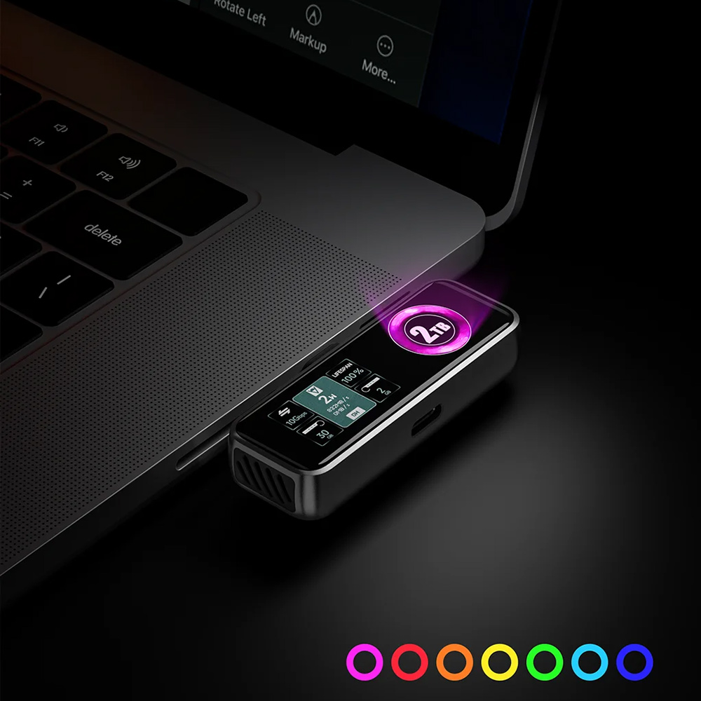 ZIKE Z791C USB-C Magnetic Extended Storage for iPhone 16/15 Series -2TB