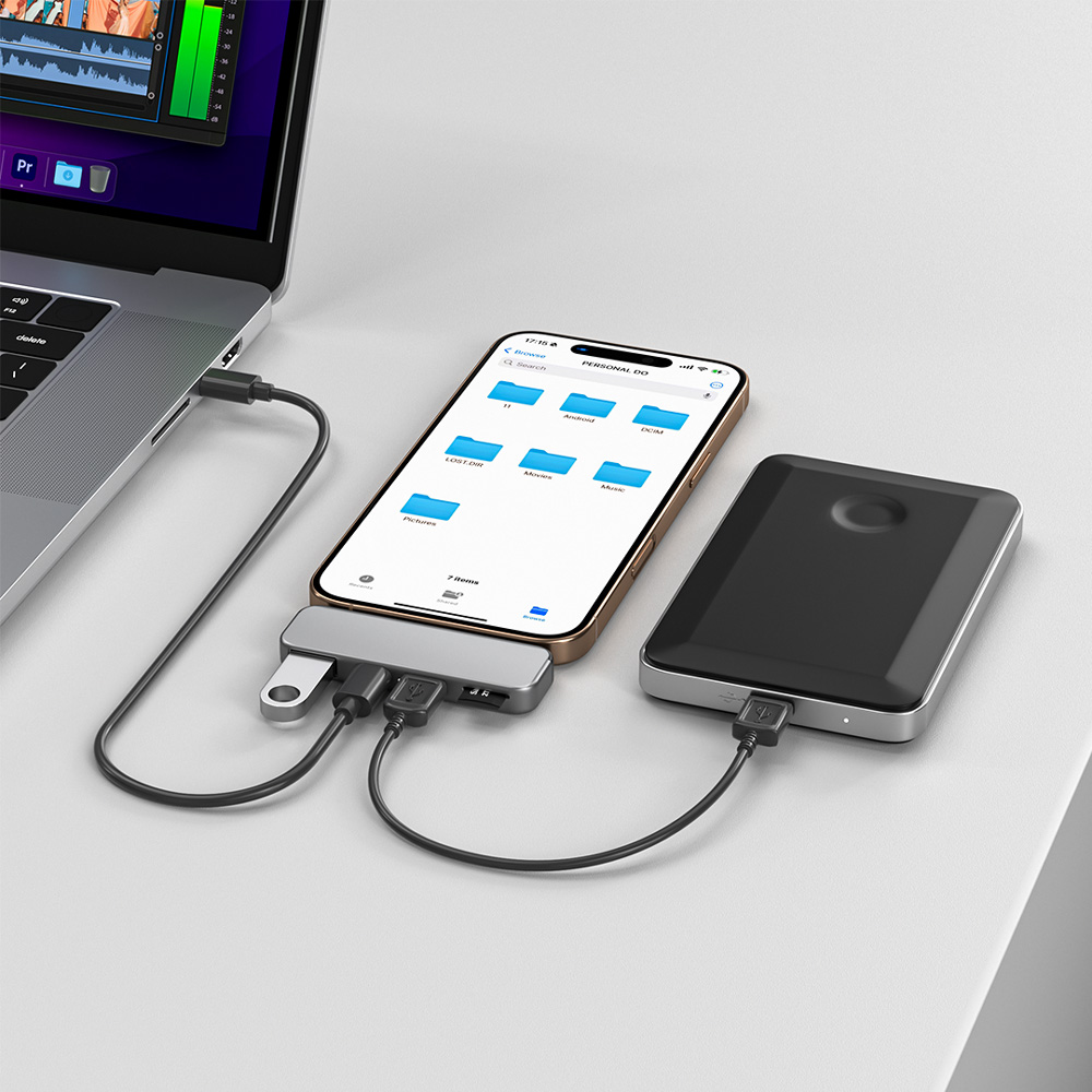ZIKE Z806 USB-C Extender for iPhone 16/15 Series
