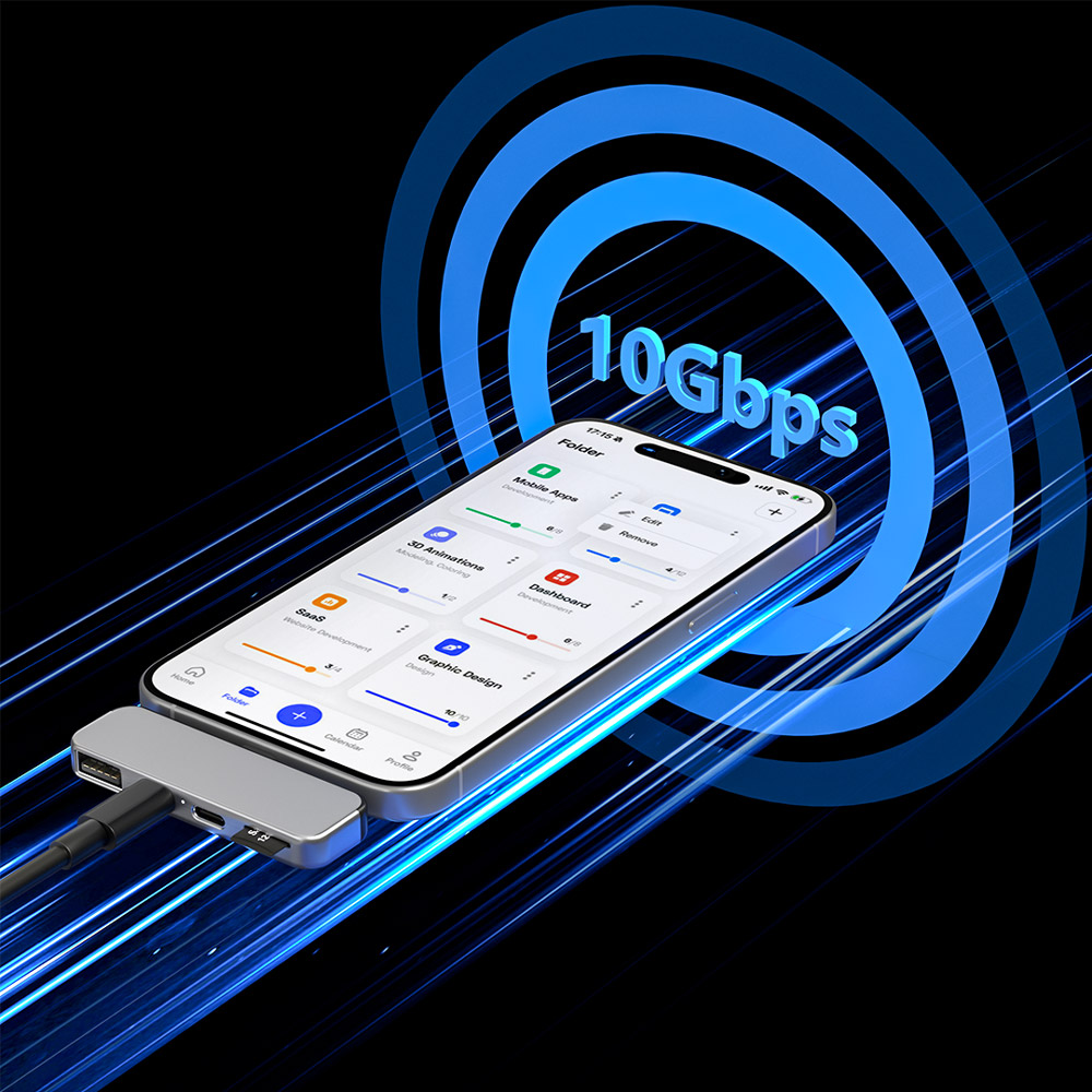 ZIKE Z806 USB-C Extender for iPhone 16/15 Series