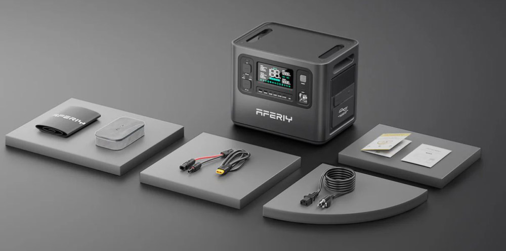 AFERIY P280 Tragbare Powerstation, 2800W AC Reine Sinuswelle Ausgang, 2048Wh LiFePO4 Batterie, Erweiterbare Kapazit&auml;t, 13 Ausgangsanschl&uuml;sse, 1,5H Schnelles Aufladen, 1200W Solareingang, Intelligente App-Steuerung & 10ms USV-Backup