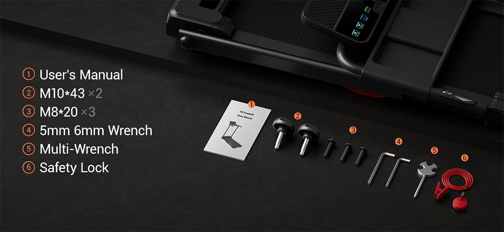 ROBORE P8 Tapis de course pliable 14 km/h, 12 programmes int&eacute;gr&eacute;s, avec capteur de fr&eacute;quence cardiaque, syst&egrave;me &agrave; double coussin, capacit&eacute; de charge de 136 kg