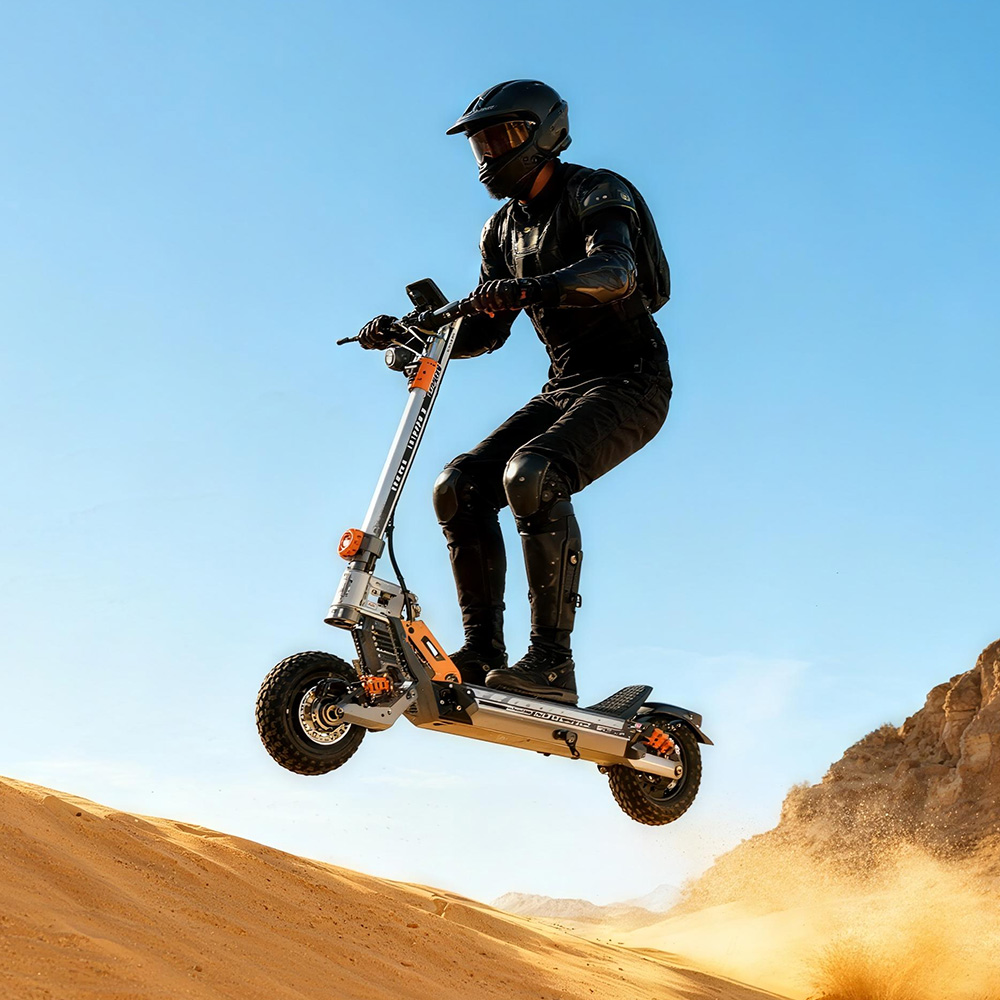 GELEIPU GT EVO Electric Scooter, 1600W*2 Motor, 60V 36Ah Battery, 11 inch Tires, 86km/h Max Speed, 95km Range, Hydraulic Brakes, Hydraulic Spring Shock Absorber