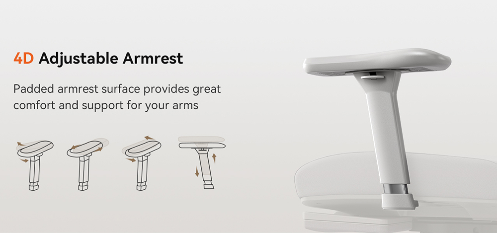 NEWTRAL MagicH-GPRO ergonomikus sz&eacute;k l&aacute;btart&oacute;val, automatikusan k&ouml;vető h&aacute;tt&aacute;ml&aacute;val, fejt&aacute;ml&aacute;val, adapt&iacute;v als&oacute; h&aacute;tt&aacute;ml&aacute;val, &aacute;ll&iacute;that&oacute; karf&aacute;val, 4 poz&iacute;ci&oacute;ban r&ouml;gz&iacute;thető - sz&uuml;rke