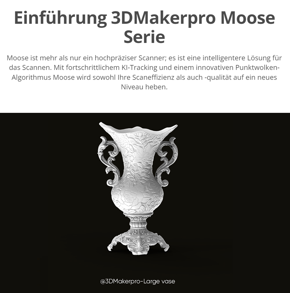 3DMakerpro Moose Lite 3D-Scanner – Luxus-Edition