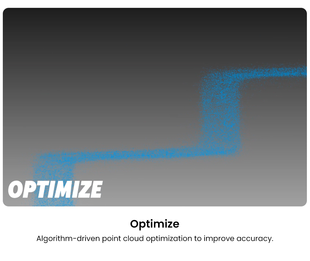 3DMakerpro Hawk LiDAR 3D-Scanner, 1,5 cm Genauigkeit, 484.000 Punkte/s, 360&deg; &times; 63,5&deg; Sichtfeld, 80-140m Reichweite, Dual 13MP Kameras, IP65 Metallgeh&auml;use, 12.000mAh Akku