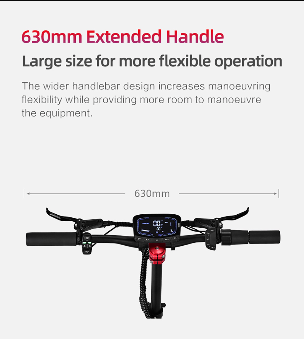 BOYUEDA Q7 Pro Max Electric Scooter, 1600W*2 Motor, 52V 28AH Battery, 10-inch Tire, 70km/h Max Speed, 110km Range, Dual Hydraulic Disc Brakes, Front Hydraulic Shock Absorber & Rear Spring Shock Absorber, LCD Display