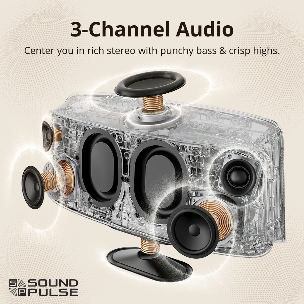 Refurbished Tronsmart Fiitune X30 Home Speaker, Spatial Audio,14 Hours of Battery Life