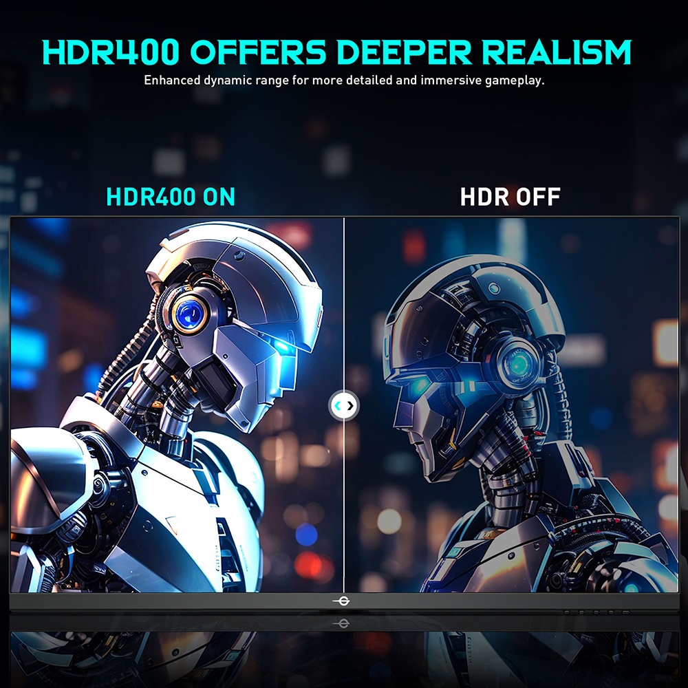 TITAN ARMY P32A2S2 Gaming-Monitor, 2560 x 1440 QHD FAST IPS-Panel, 240 Hz Bildwiederholfrequenz, HDR400, 1 ms GTG, GamePlus-Modus, Adaptive Sync, PIP/PBP-Splitscreen, 2*HDMI 2.1 2*DP 1.4, E-Sport-Hintergrundbeleuchtung, verstellbarer St&auml;nder