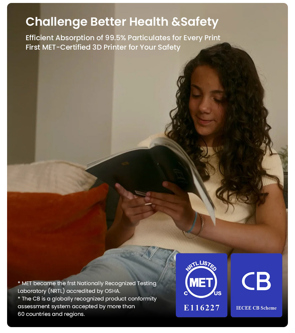 QIDI Q2C 3D Printer, 600mm/s Speed, 370°C All-Metal Hotend, Multi-Material Printing, 270×270×256mm Build Volume, CoreXY System, Auto Leveling & PEI Magnetic Plate